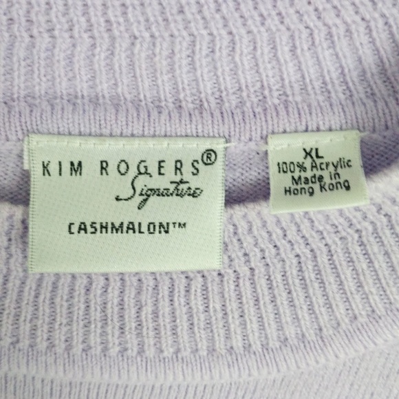Lavender Crew Neck Sweater (EUC) - Picture 4 of 6